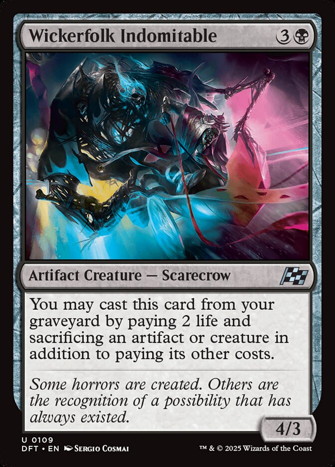 Wickerfolk Indomitable (109) - Aetherdrift (DFT)