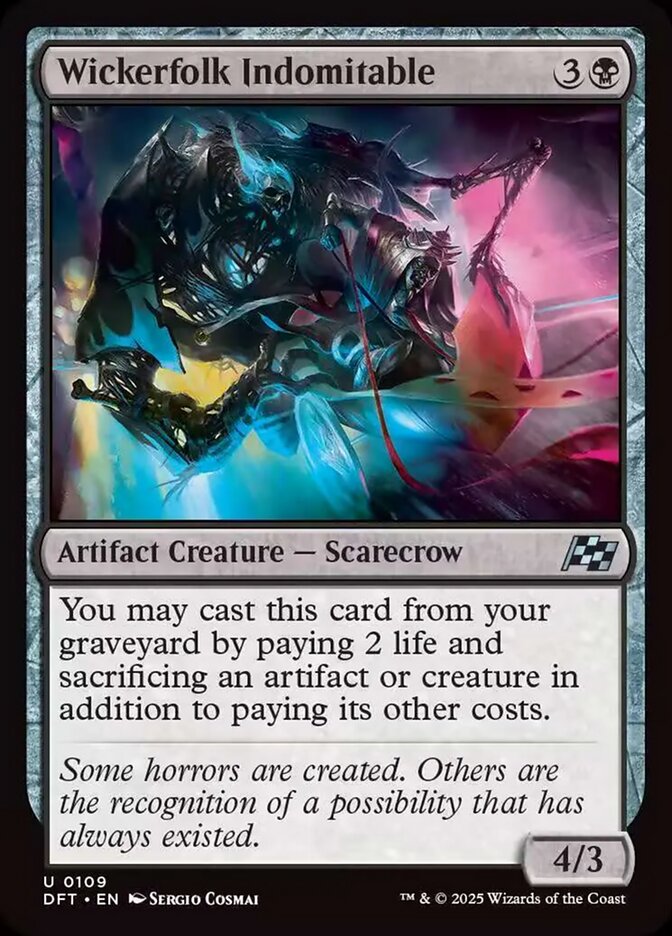 Wickerfolk Indomitable - [Foil] Aetherdrift (DFT)