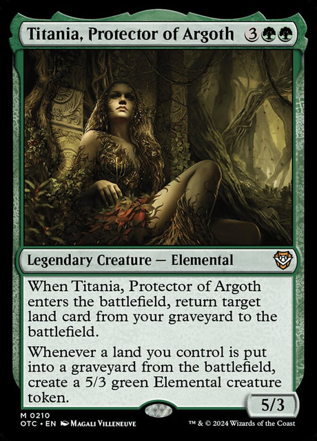 Titania, Protector of Argoth (210) - Outlaws of Thunder Junction Commander (OTC)