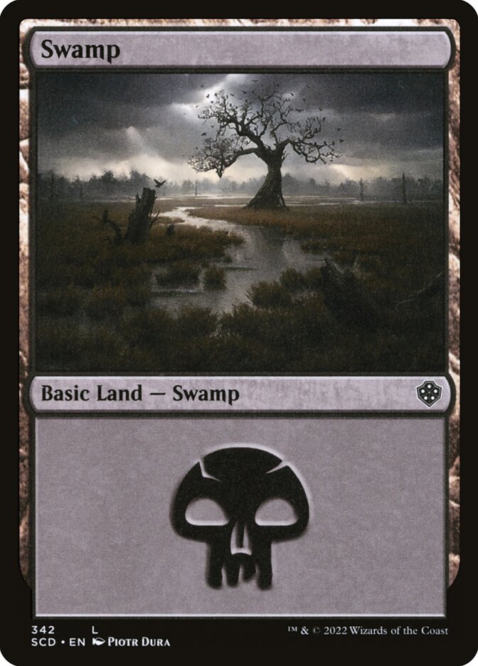 Swamp (342) - Starter Commander Decks (SCD)