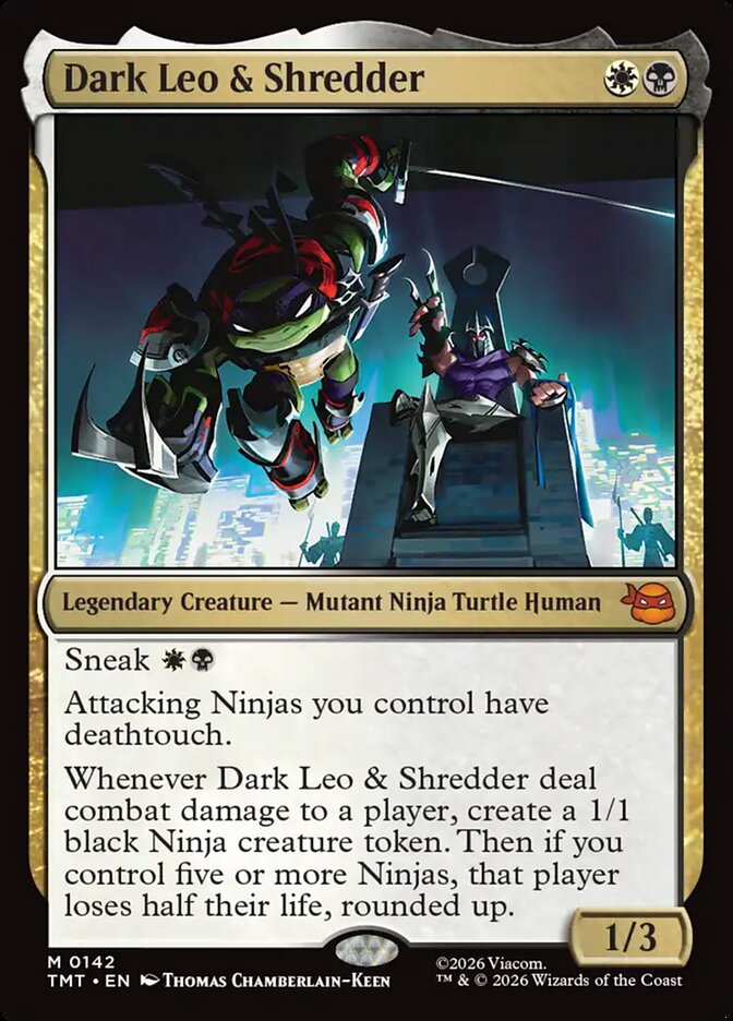 Dark Leo & Shredder (142) - Teenage Mutant Ninja Turtles (TMT)
