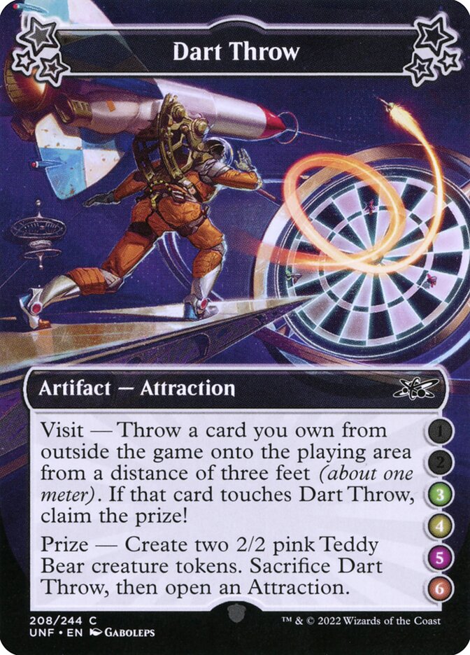 Dart Throw (208d) - Unfinity (UNF)