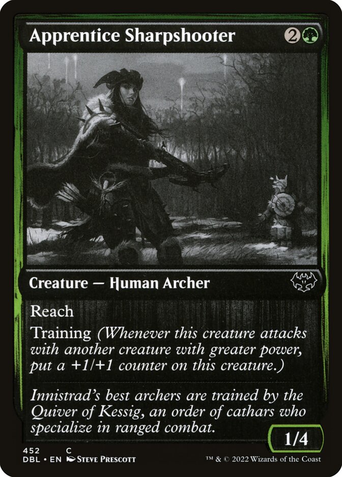 Apprentice Sharpshooter (452) - Innistrad: Double Feature (DBL)