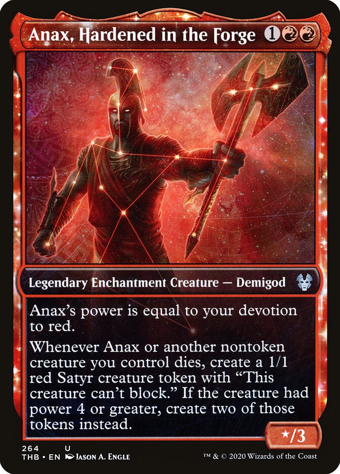 Anax, Hardened in the Forge (264) - Theros Beyond Death (THB)