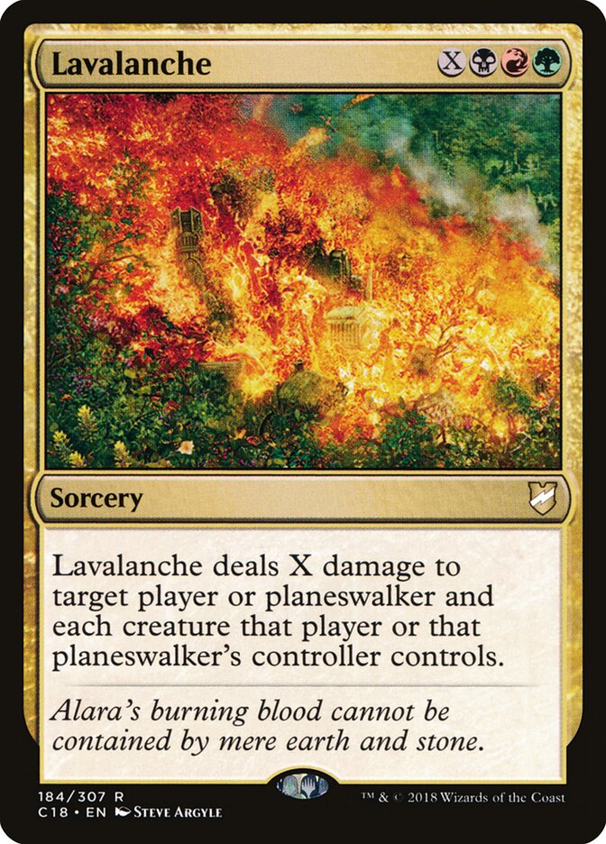 Lavalanche (184) - Commander 2018 (C18)