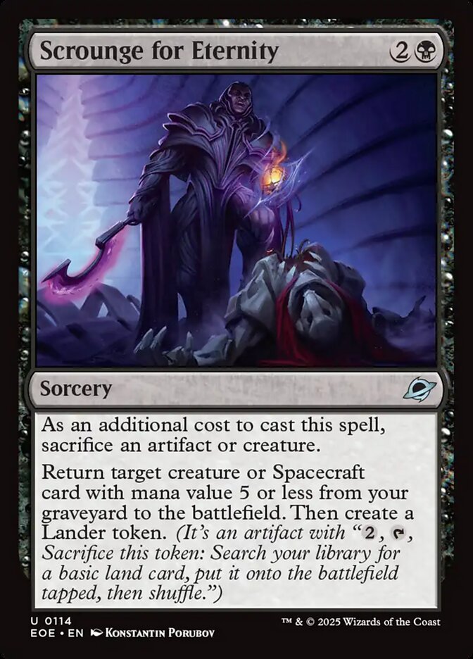 Scrounge for Eternity (114) - Edge of Eternities (EOE)