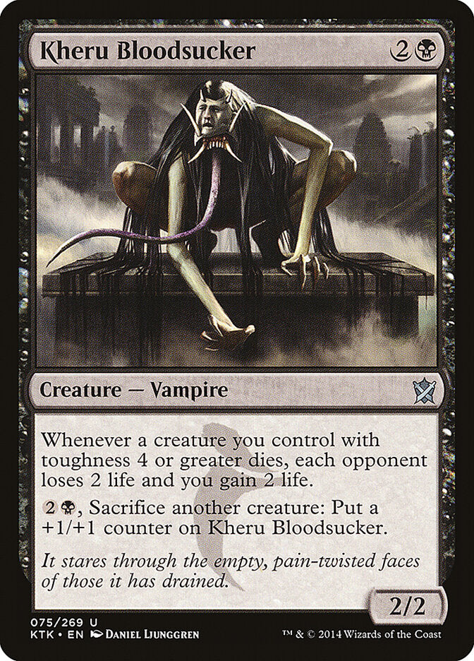 Kheru Bloodsucker (75) - Khans of Tarkir (KTK)
