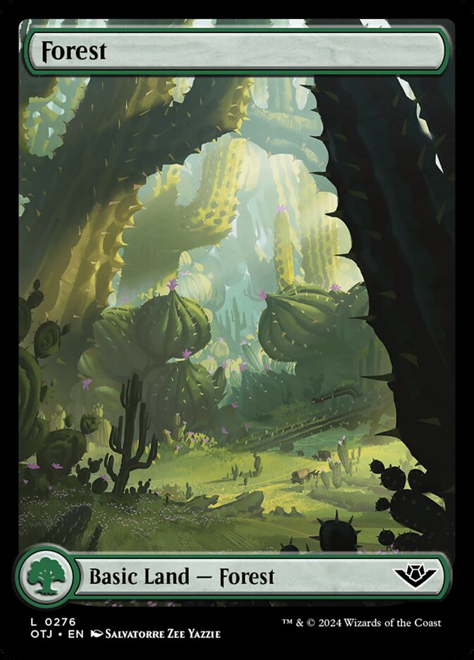 Forest (276) - [Full Art] Outlaws of Thunder Junction (OTJ)