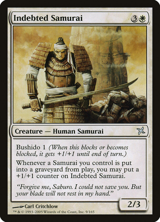 Indebted Samurai (9) - Betrayers of Kamigawa (BOK)