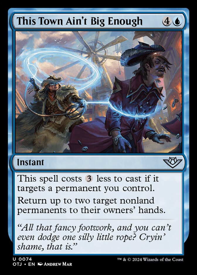 This Town Ain't Big Enough - [Foil] Outlaws of Thunder Junction (OTJ)