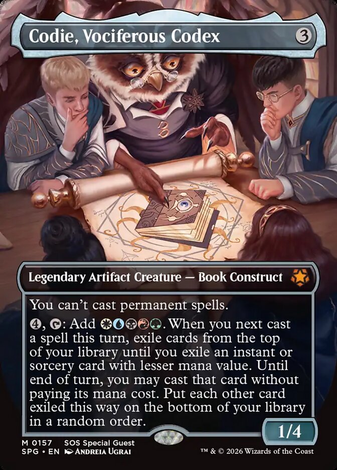 Codie, Vociferous Codex (157) - Special Guests (SPG)