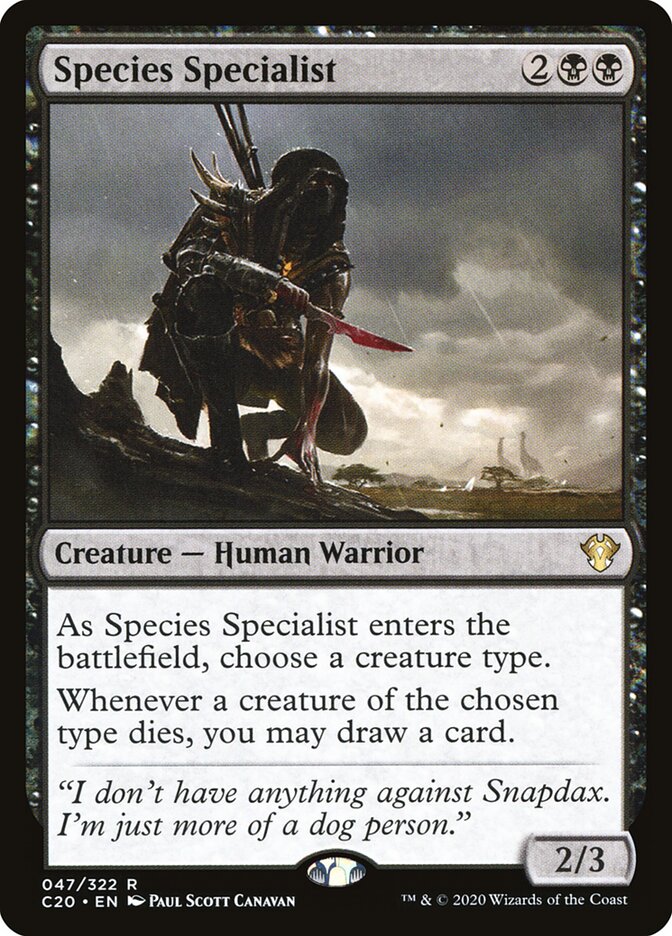 Species Specialist (47) - Commander 2020 (C20)