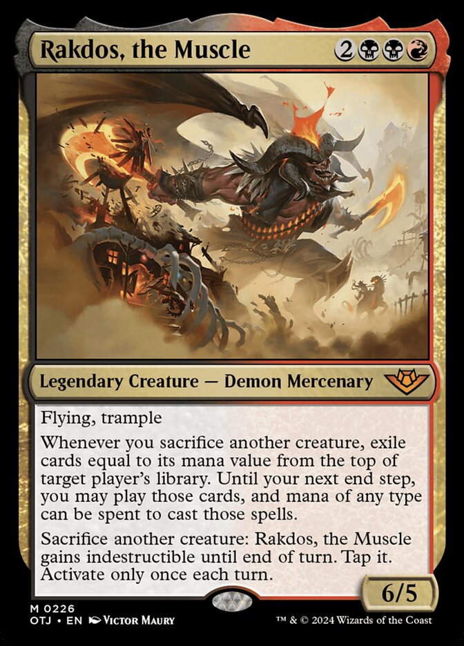 Rakdos, the Muscle (226) - Outlaws of Thunder Junction (OTJ)
