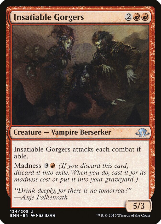 Insatiable Gorgers (134) - Eldritch Moon (EMN)
