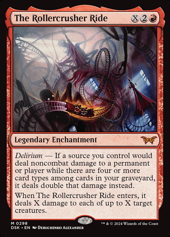 The Rollercrusher Ride - [Foil, Lurking Evil] Duskmourn: House of Horror (DSK)
