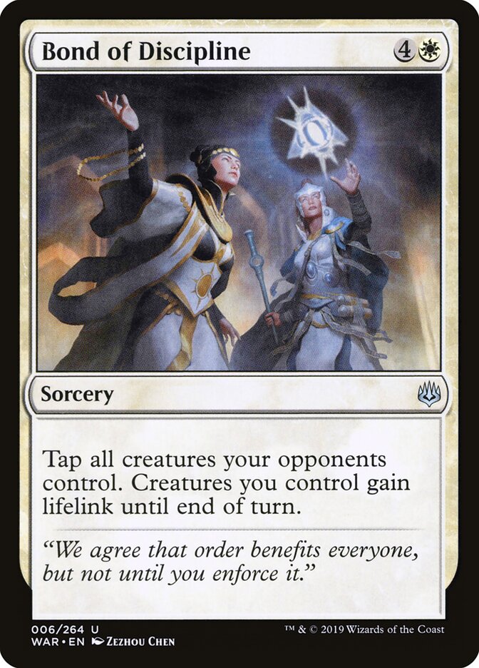 Bond of Discipline (6) - War of the Spark (WAR)