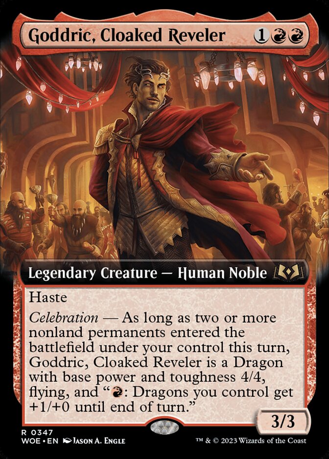 Goddric, Cloaked Reveler (347) - Wilds of Eldraine (WOE)
