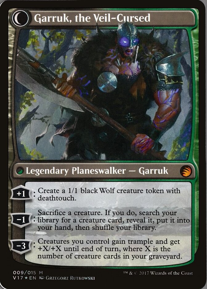 Garruk Relentless // Garruk, the Veil-Cursed (9) - From the Vault: Transform (V17)