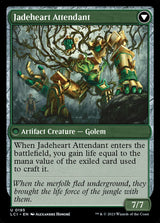 Jade Seedstones // Jadeheart Attendant (195) - The Lost Caverns of Ixalan (LCI)