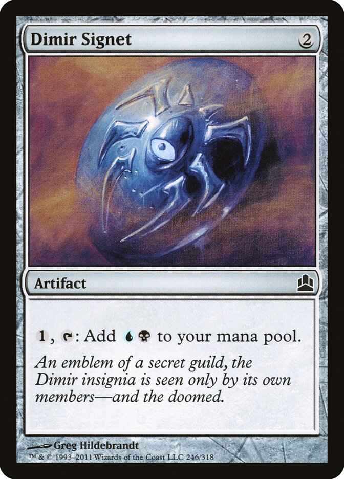 Dimir Signet (246) - Commander 2011 (CMD)