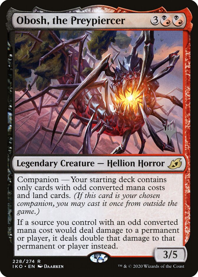 Obosh, the Preypiercer (228p) - Ikoria: Lair of Behemoths Promos (PIKO)