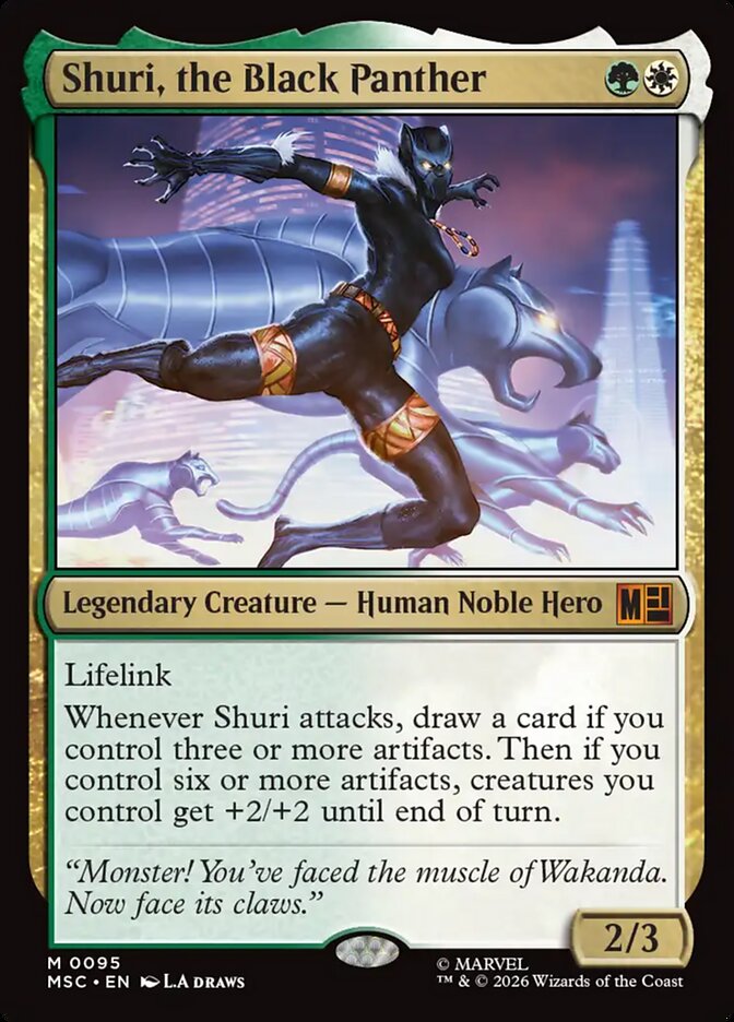 Shuri, the Black Panther (95) - Marvel Super Heroes Commander (MSC)