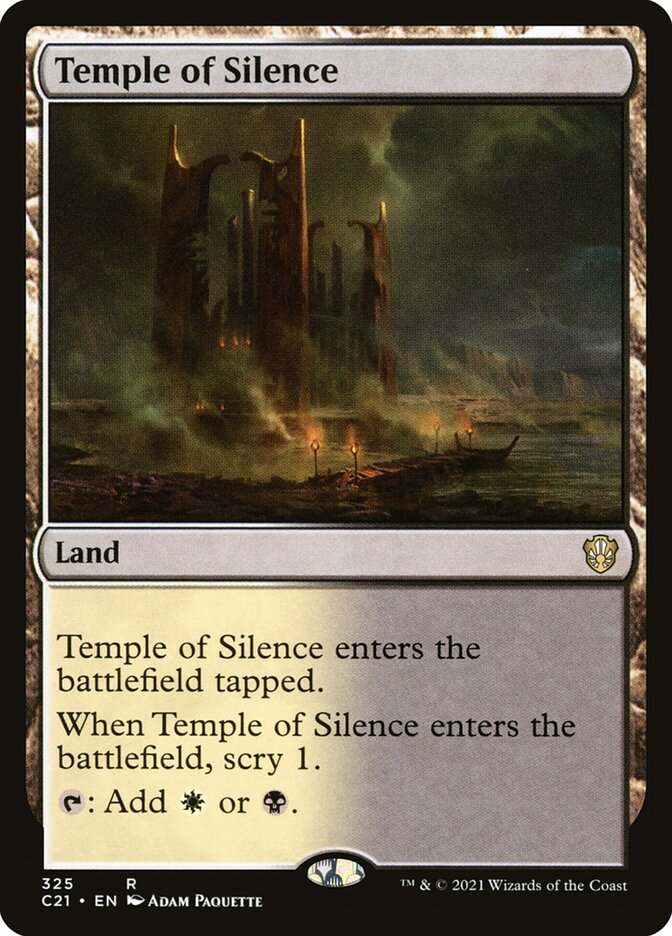 Temple of Silence (325) - Commander 2021 (C21)
