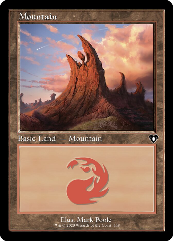Mountain (448) - Commander Masters (CMM)