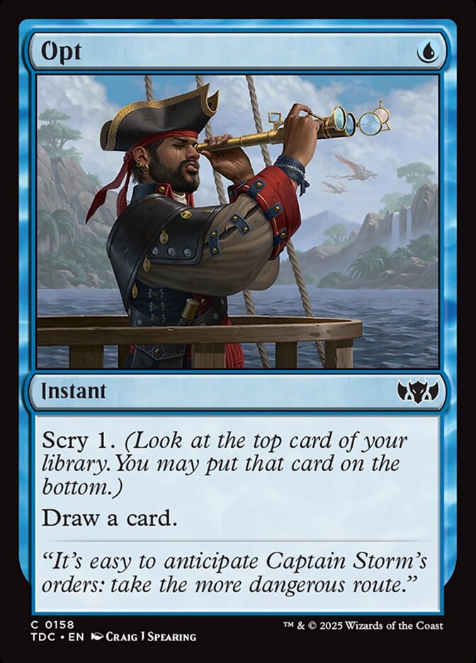 Opt - Tarkir: Dragonstorm Commander (TDC)
