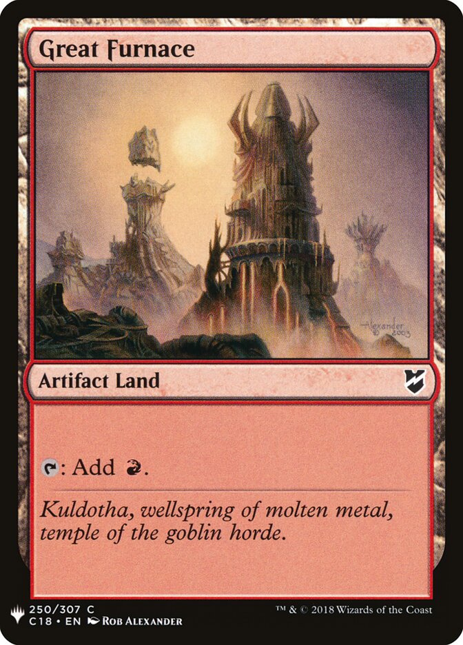 Great Furnace (C18-250) - The List (PLST)