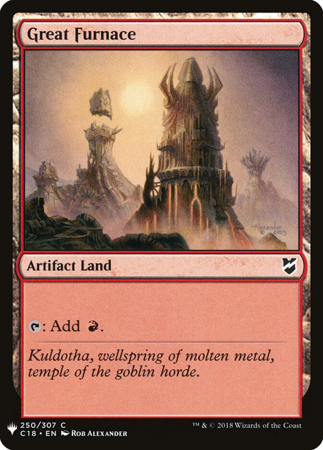 Great Furnace (C18-250) - The List (PLST)