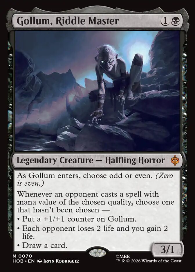 Gollum, Riddle Master (70) - The Hobbit (HOB)
