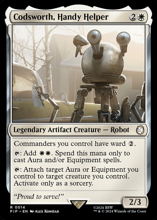 Codsworth, Handy Helper - [Foil] Fallout (PIP)