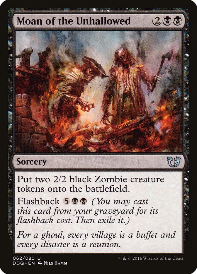 Moan of the Unhallowed (62) - Duel Decks: Blessed vs. Cursed (DDQ)