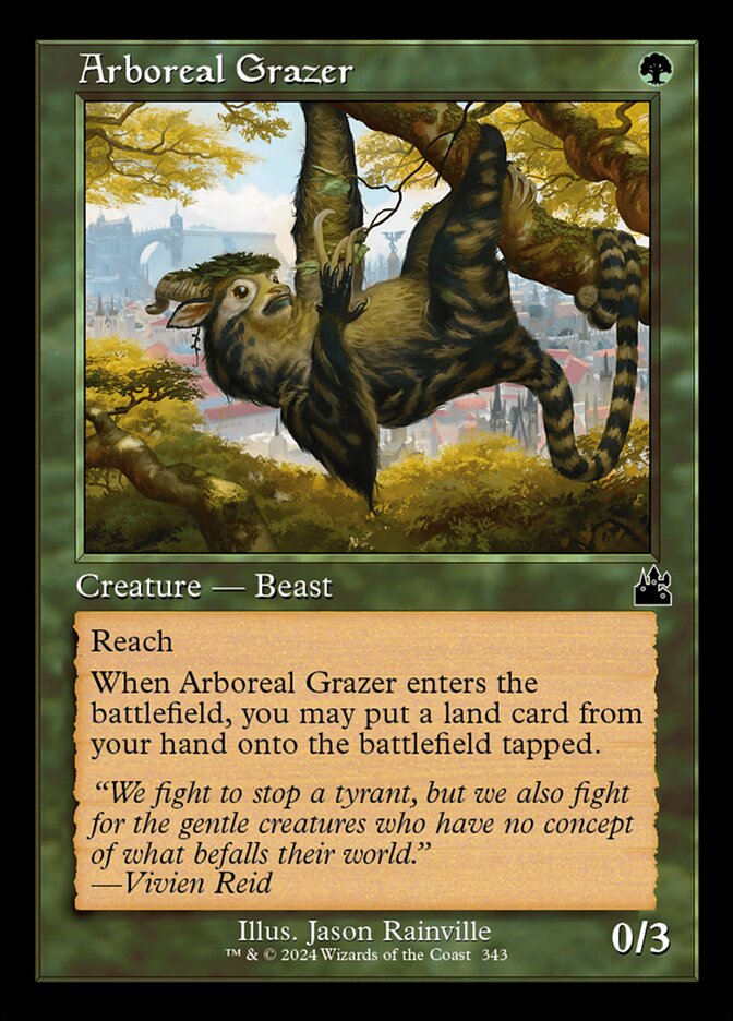 Arboreal Grazer (343) - Ravnica Remastered (RVR)