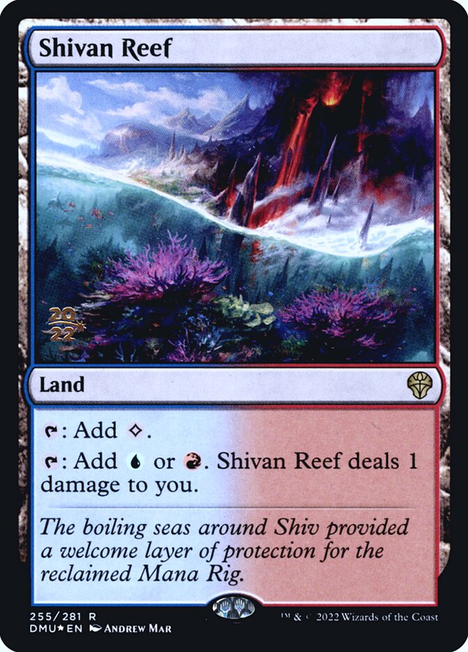 Shivan Reef (255s) - Dominaria United Promos (PDMU)