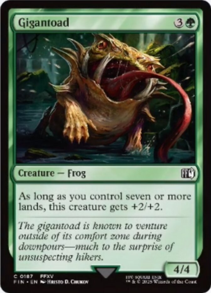 Gigantoad (187) - [Foil] Final Fantasy (FIN)