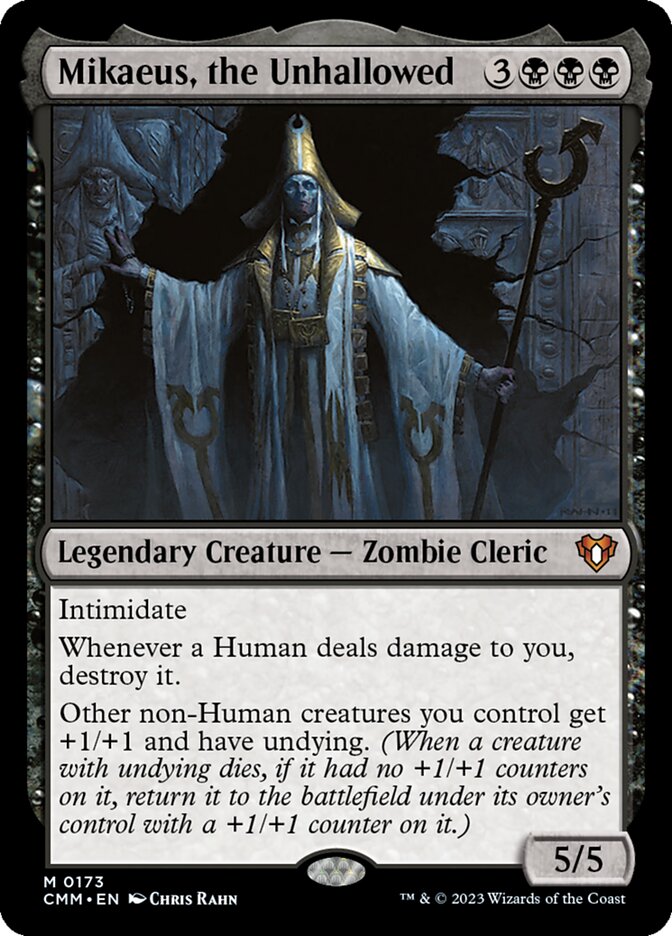 Mikaeus, the Unhallowed (173) - Commander Masters (CMM)