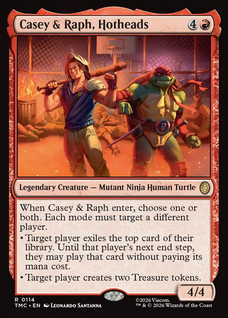 Casey & Raph, Hotheads (114) - Teenage Mutant Ninja Turtles Eternal (TMC)
