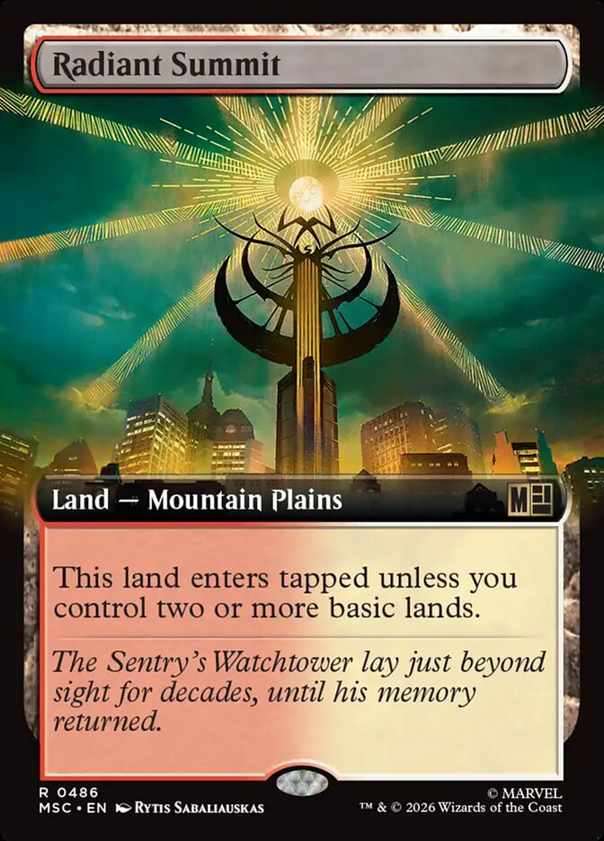 Radiant Summit (486) - Marvel Super Heroes Commander (MSC)