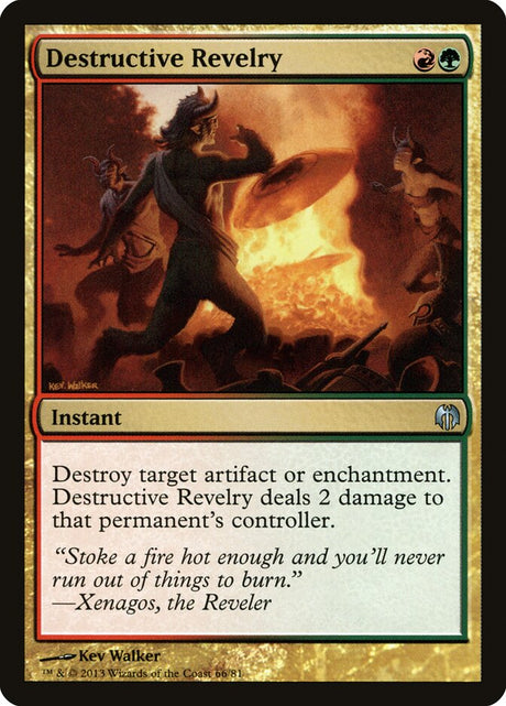Destructive Revelry (66) - Duel Decks: Heroes vs. Monsters (DDL)