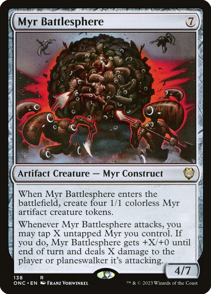 Myr Battlesphere (138) - Phyrexia: All Will Be One Commander (ONC)