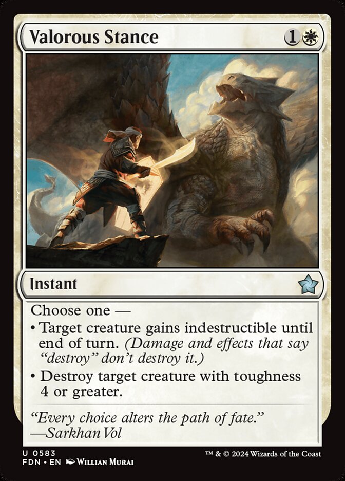 Valorous Stance (583) - Foundations (FDN)
