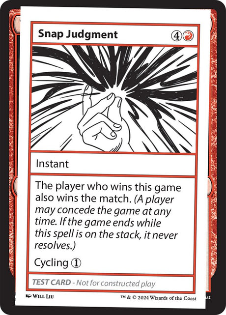 Snap Judgment (567) - Mystery Booster 2 (MB2)