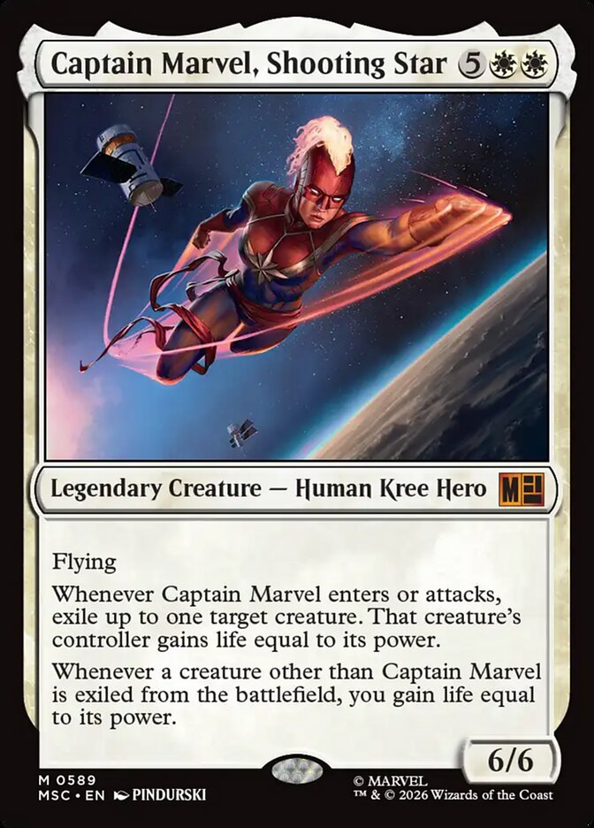 Captain Marvel, Shooting Star (589) - Marvel Super Heroes Commander (MSC)