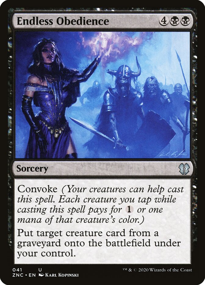 Endless Obedience (41) - Zendikar Rising Commander (ZNC)
