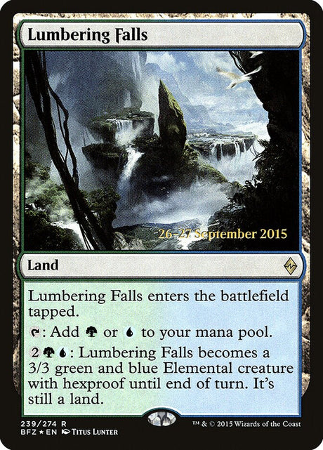 Lumbering Falls (239s) - Battle for Zendikar Promos (PBFZ)