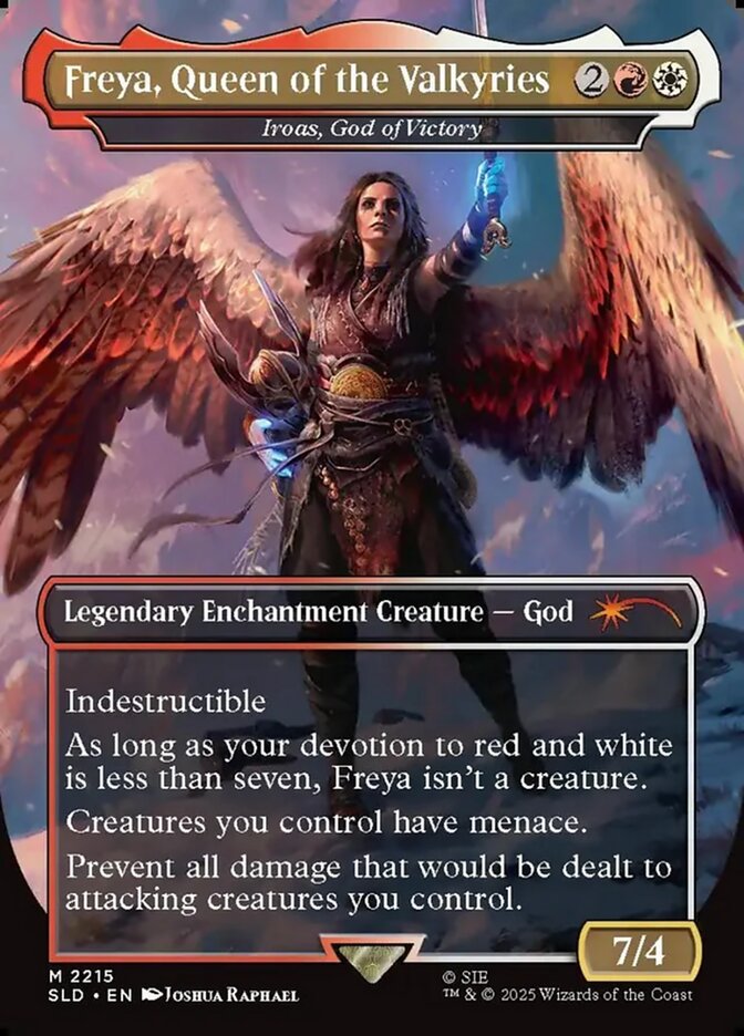 Freya, Queen of the Valkyries - Iroas, God of Victory (2215) - Secret Lair Drop (SLD)