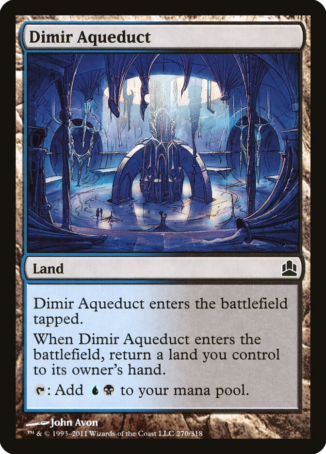 Dimir Aqueduct (270) - Commander 2011 (CMD)