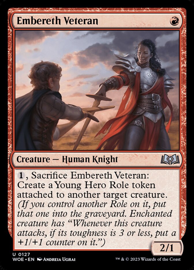 Embereth Veteran (127) - Wilds of Eldraine (WOE)